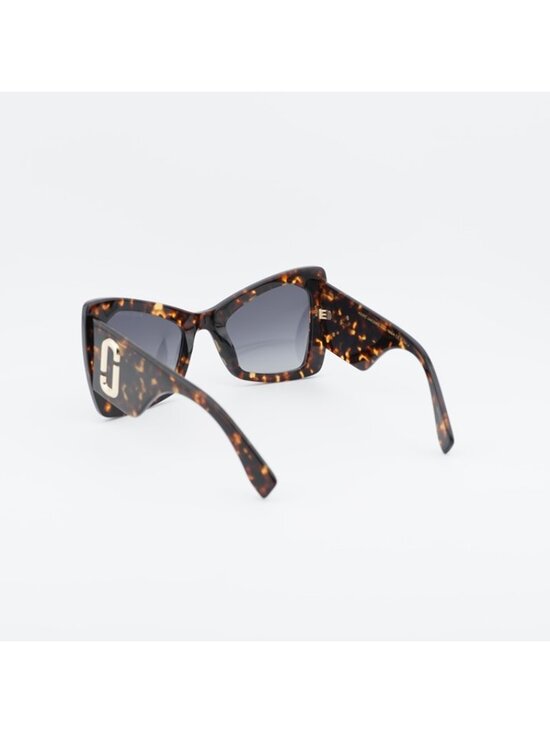 Marc Jacobs MARC 761/S 0086 9O Sunglasses Havana Butterfly Frame, Grey Lenses main image 5